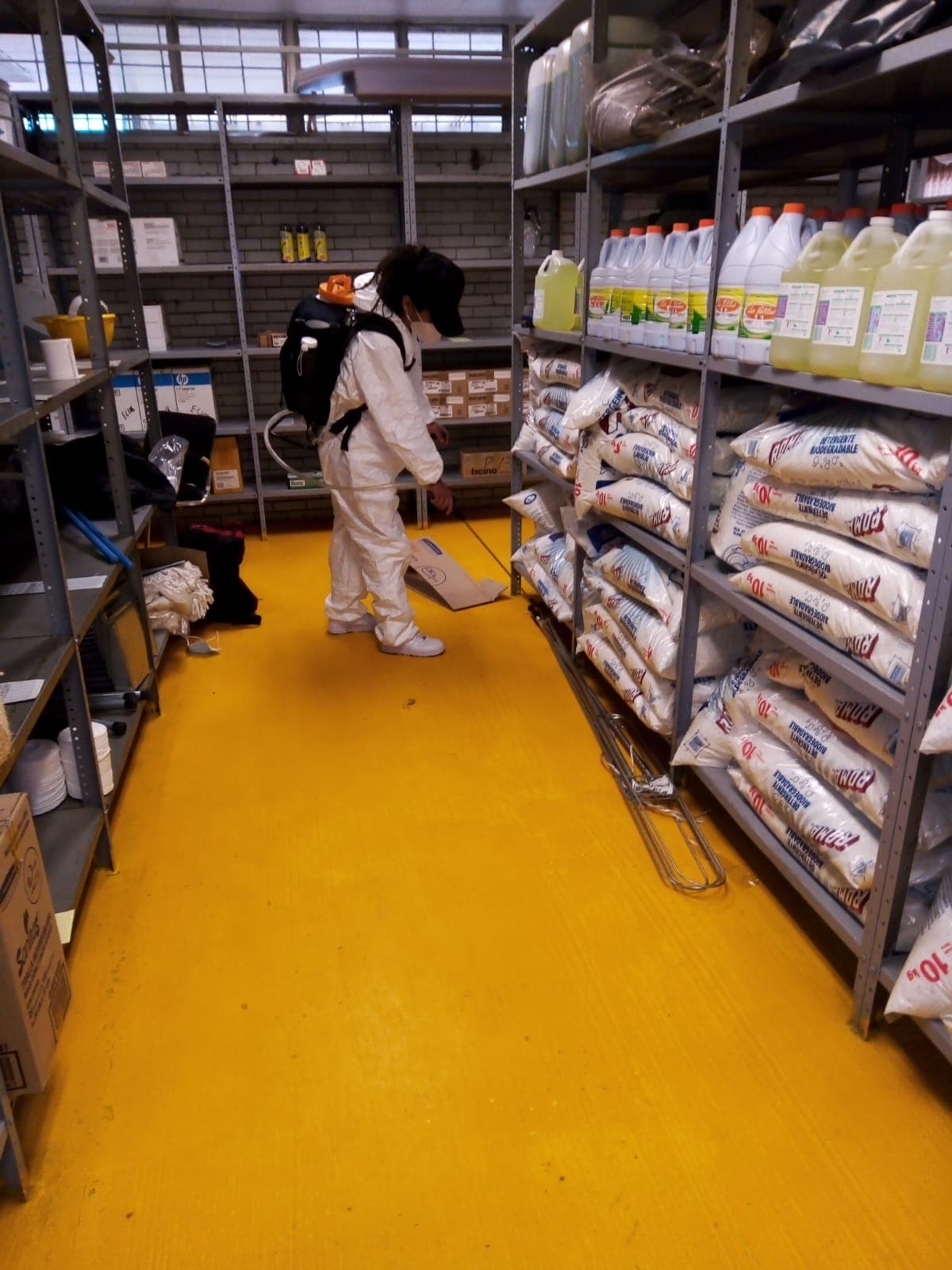 Bodega de productos químicos
